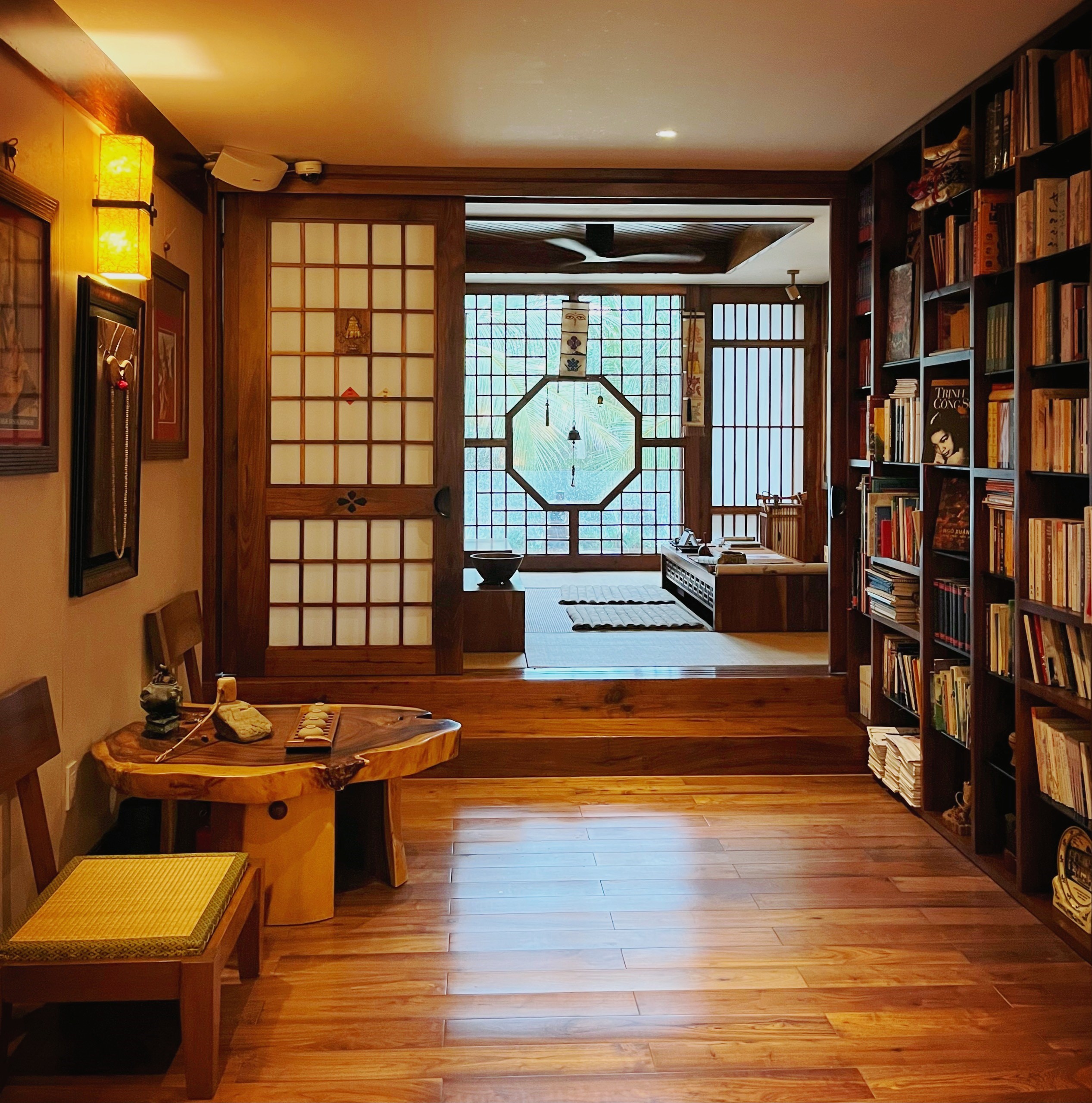 Lối vào thiền phòng của Mangala Zen Garden