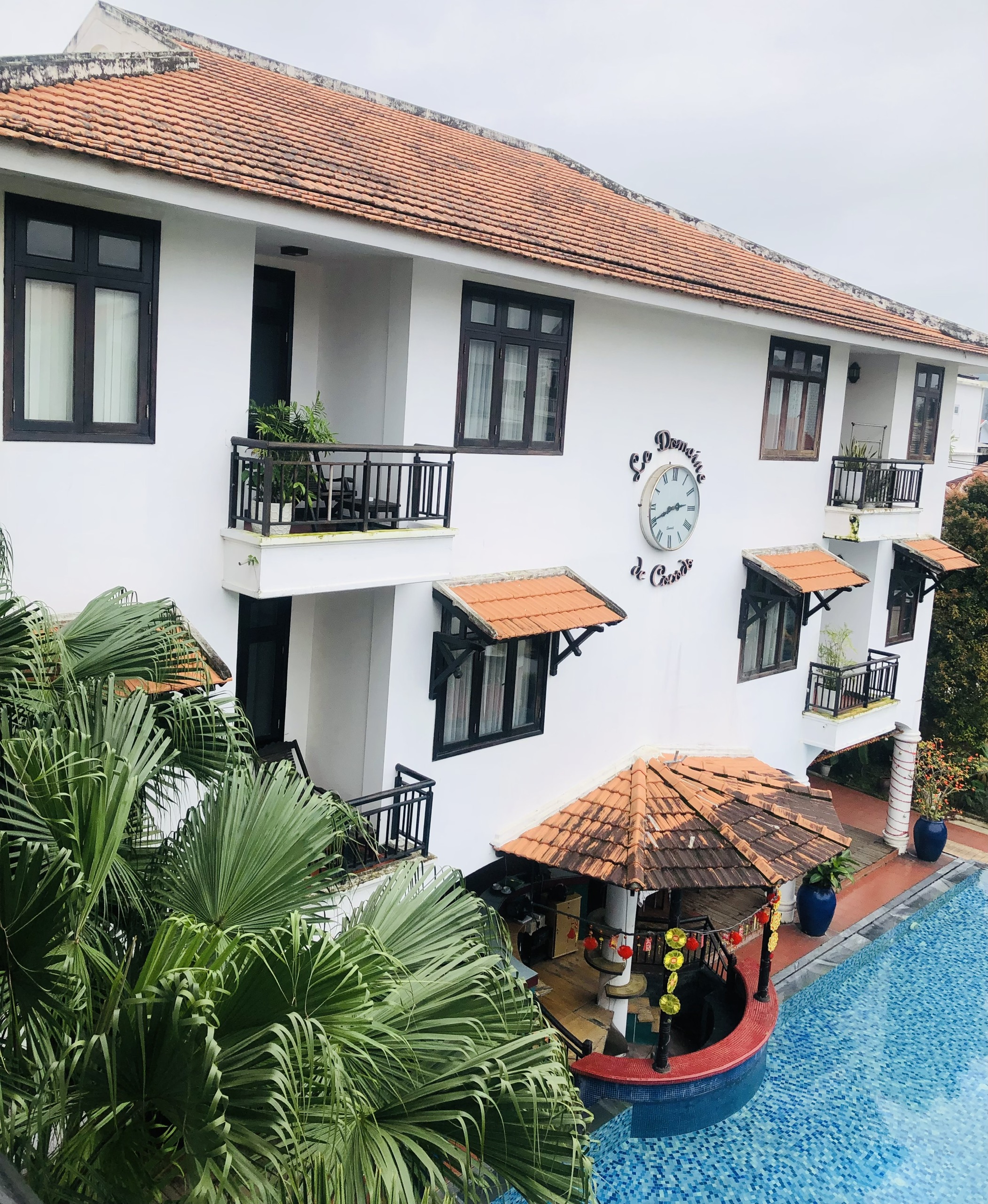 Khung cảnh từ trên cao của Le Domaine de Cocodo từ tầng 2