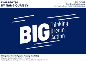 Poster khóa đào tạo kỹ năng quản lý tại New Orient Hotel